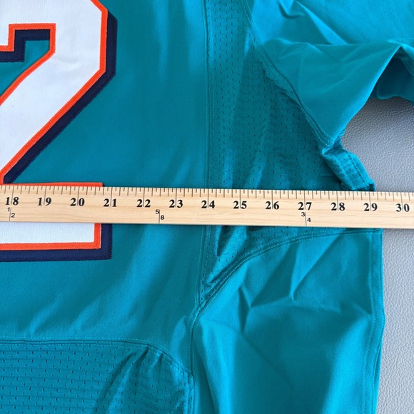 Nike NFL Jersey Mens 3XL Miami Dolphins Reggie Bush 22 Aqua On Field 56 - Picture 6 of 9